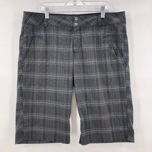 Columbia Gray Plaid Women's Bermudas